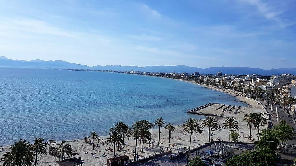 Strand Playa de Palma von Mallorca - Balneario 1 bis Balneario 15